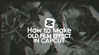 How to Make Video with Old Film Effect in CapCut screenshot 3