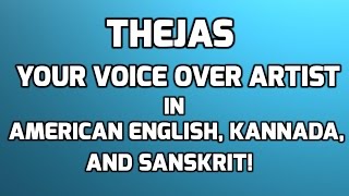 Kannada Voice Over Demo | Commercial / Advertisement Voice Over | Thejas | India