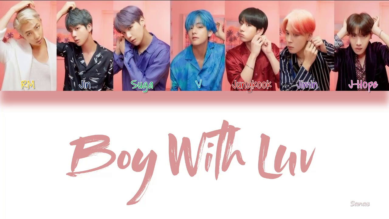 1 Hour Boy With Luv - BTS ft. Halsey (Han/Rom/Eng) - YouTube