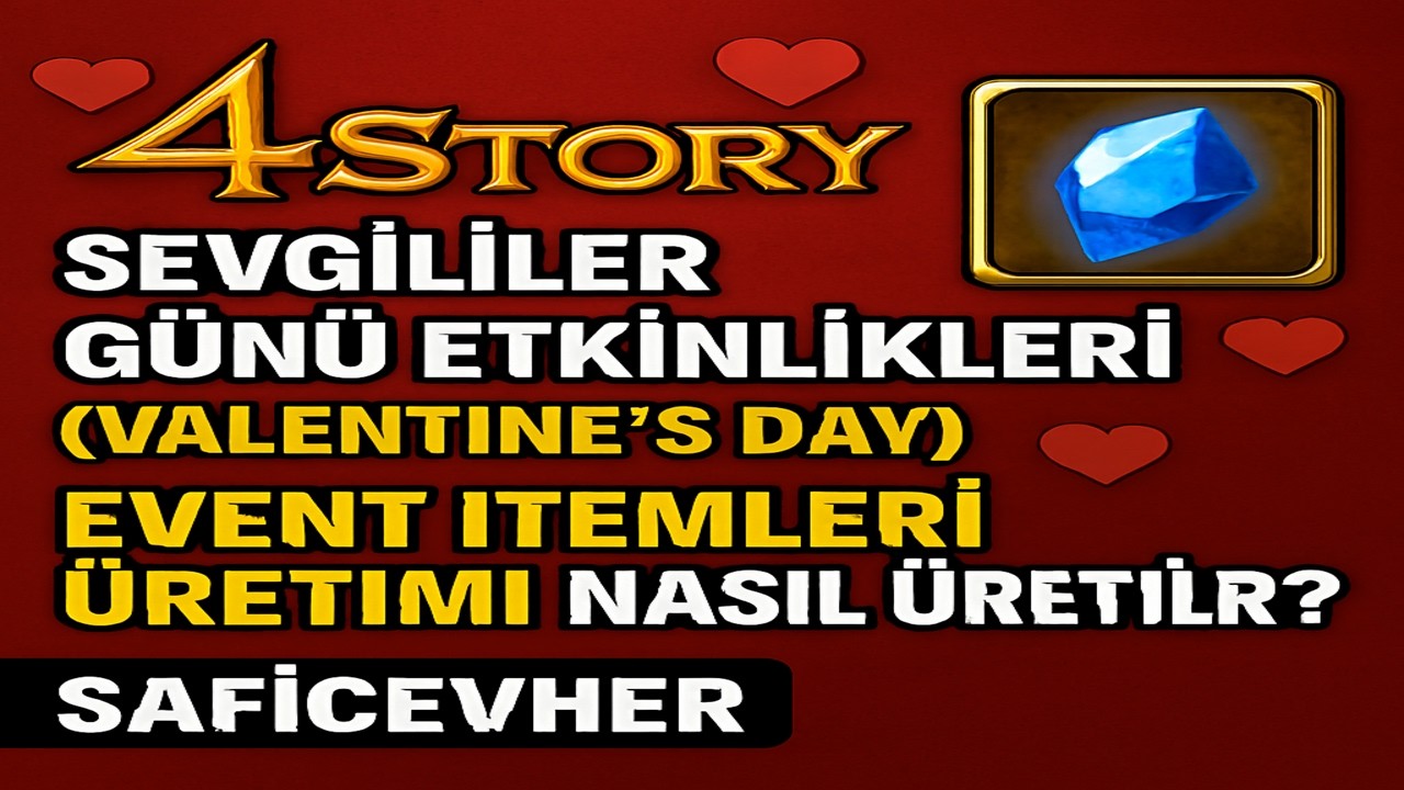 4 Story | Sevgililer Günü Etkinlikleri (Valentine's Day) | Event Itemleri Üretimi Nasıl Üretilir?