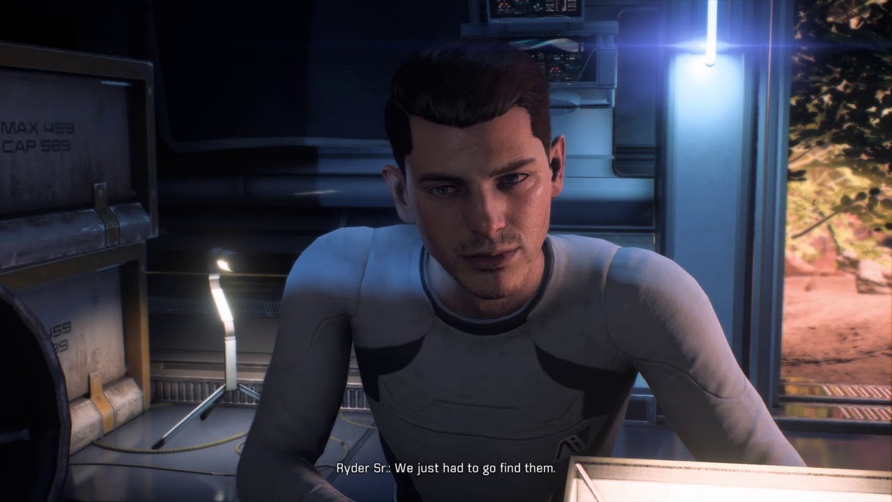 Mass Effect Andromeda Alec Ryder Memory With Scott and Sara
