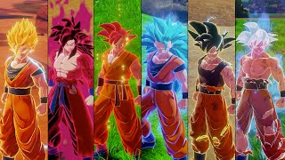 DBZ: Kakarot - Goku Transformations 