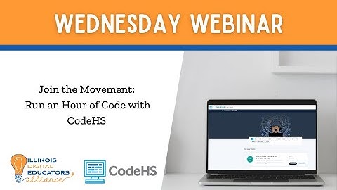 Wednesday Webinar | Join the Movement: Run an Hour of Code with CodeHS