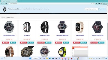 Website quản lý cửa hàng bán đồng hồ asp.net MVC csdl sql sever có báo cáo