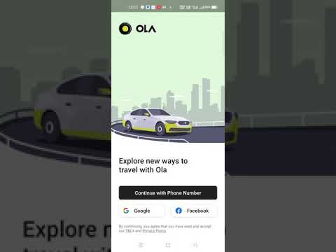 Ola cab account issue