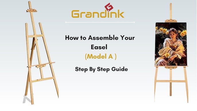 Model B] How to assemble an 5ft easel, Painting Stand