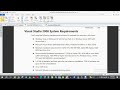 1 0 System Requirement for Installation of Visual Studio 2008