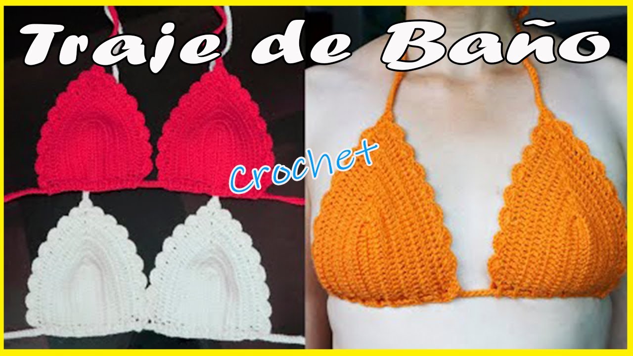 🌈Traje de Baño a Crochet o Ganchillo Para Principiantes👙 TODAS TALLAS. YouTube