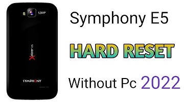symphony e5 hard reset / pattern pin lock remove Symphony E5 | e5 symphony pin pattern forget 2022