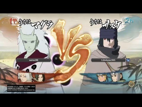 ナルティメットストーム4　ランクマ　熱戦プレイ　六道マダラVSサスケ（THE LAST)