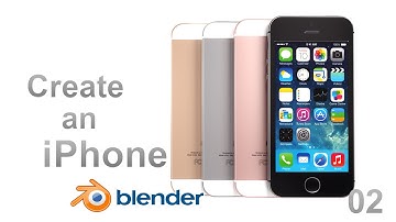 Create an iPhone in Blender - Beginner Tutorial 2 of 2