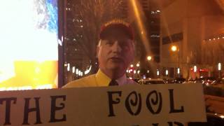 Bill Maher Protester in Nashville