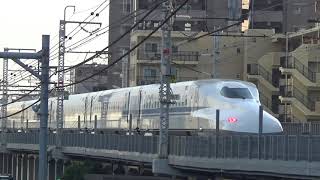 【JR東日本/JR東海】【東海道新幹線】【ジョイント音】【武蔵小杉駅】N700A系(ひかり519号 岡山行)　通過