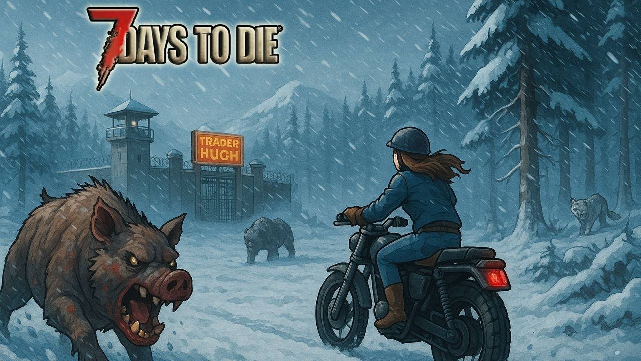 Snow Biome Move & Trader Hugh! ️ | 7 Days to Die: Days 15–16 - YouTube