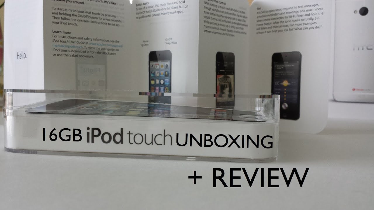 Apple iPod Touch 16GB 5th Generation Unboxing and Review ($229 Mid 2013) -  YouTube
