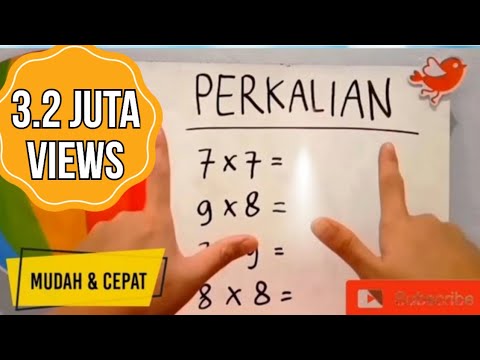 BERHITUNG CEPAT DAN MUDAH!!! TRIK PERKALIAN JARIMATIKA TANPA SEMPOA | BELAJAR MATEMATIKA TK DAN SD