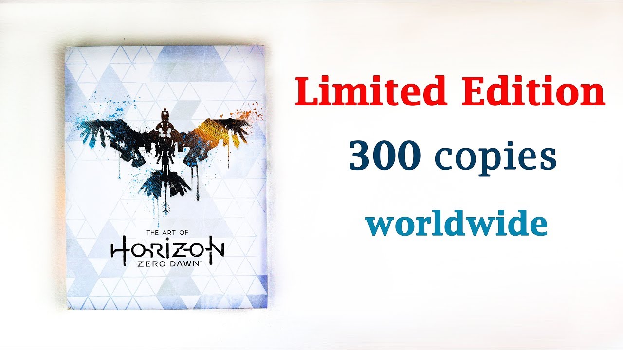 The Art Of Horizon Zero Dawn Limited Edition Unboxing Asmr Youtube