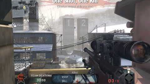 Call of Duty Black Ops WMD Triple No-Scope
