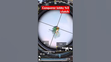 Conqueror Lobby 1v3 Clutch #youtuber #shorts #bgmishorts #bgmihighlights #conqueror #clutch #viral