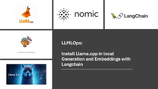 LLMOps : Install LLaMA.cpp. Embeddings and Generation with Langchain #machinelearning #datascience