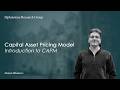 Capital Asset Pricing Model | Training Academy | Elphinstone Research Group