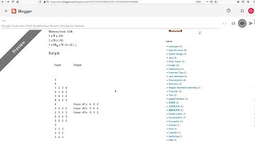 Baozi Training Google Code Jam 2020 Qualification Round: Vestigium Solution