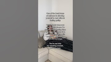 LEARN TO REST WITHOUT FEELING GUILTY #shorts