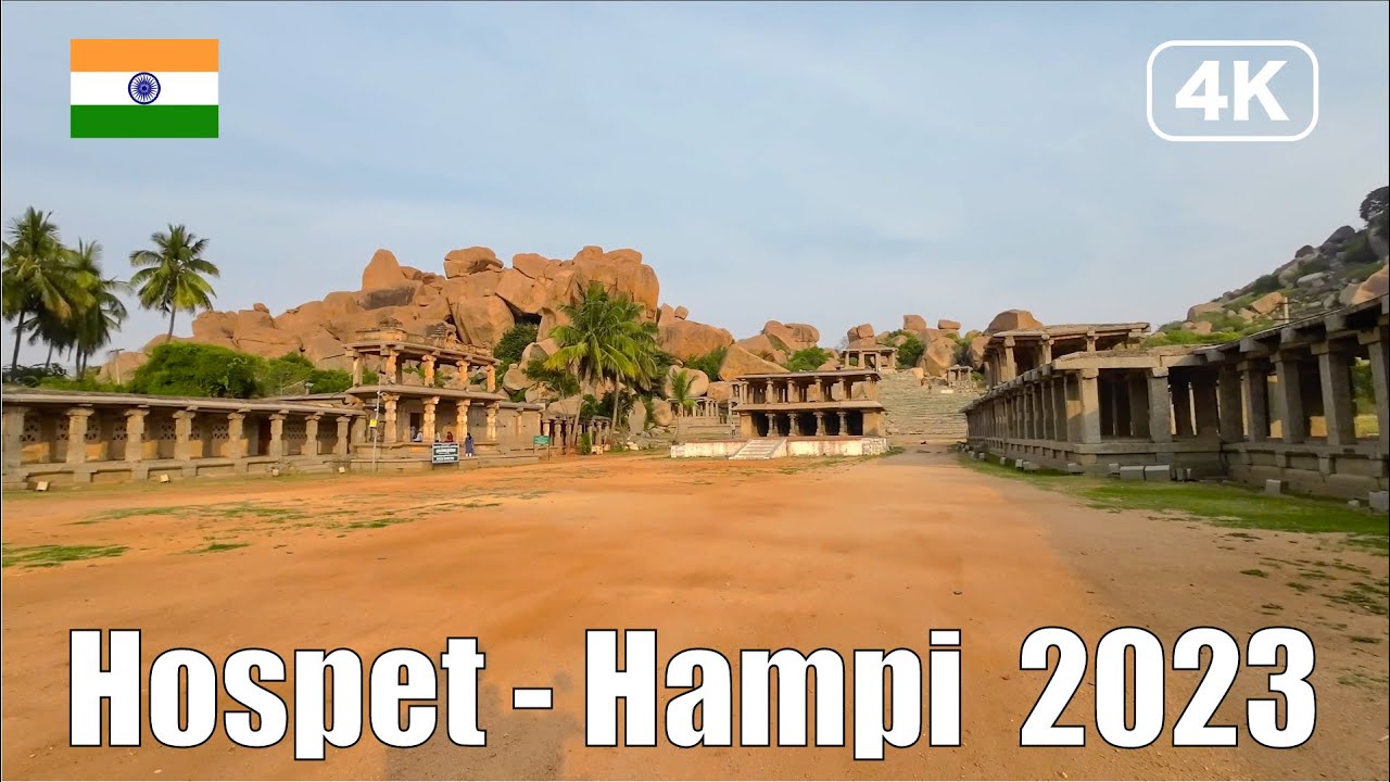 【India Drive 4K】Hospet - Hampi 2023