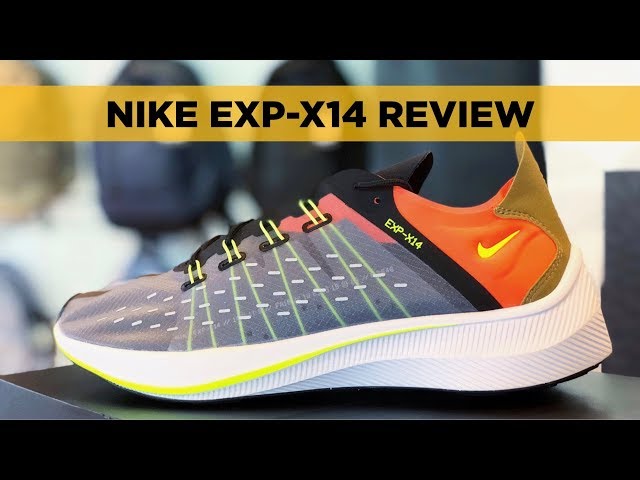 Women's shoes Nike EXP-X14 (GS) Black/ Dark Grey-Wolf Grey | Footshop