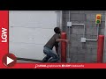 Garage door accident recreation 3d animation