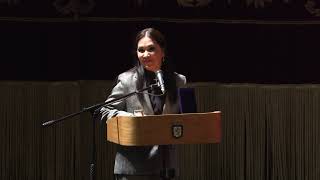 Discurso de Ana Gabriel en Santiago