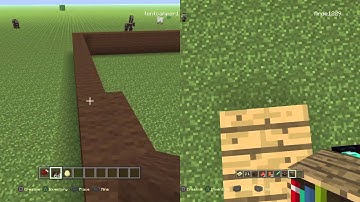 Minecraft: PlayStation®4 Edition | Split Screen Creative part 1