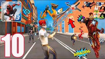 Spider Fighter 3 New Update | Iron Man Gameplay Walkthrough Part 10 (Android, iOS)