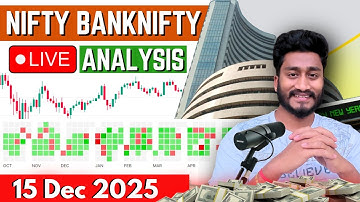 🔴LIVE 15 DEC NIFTY, BANK NIFTY,CRYPTO