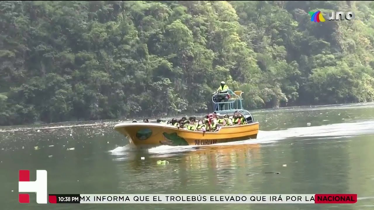 Turistas arriban a embarcaderos del Río Grijalva