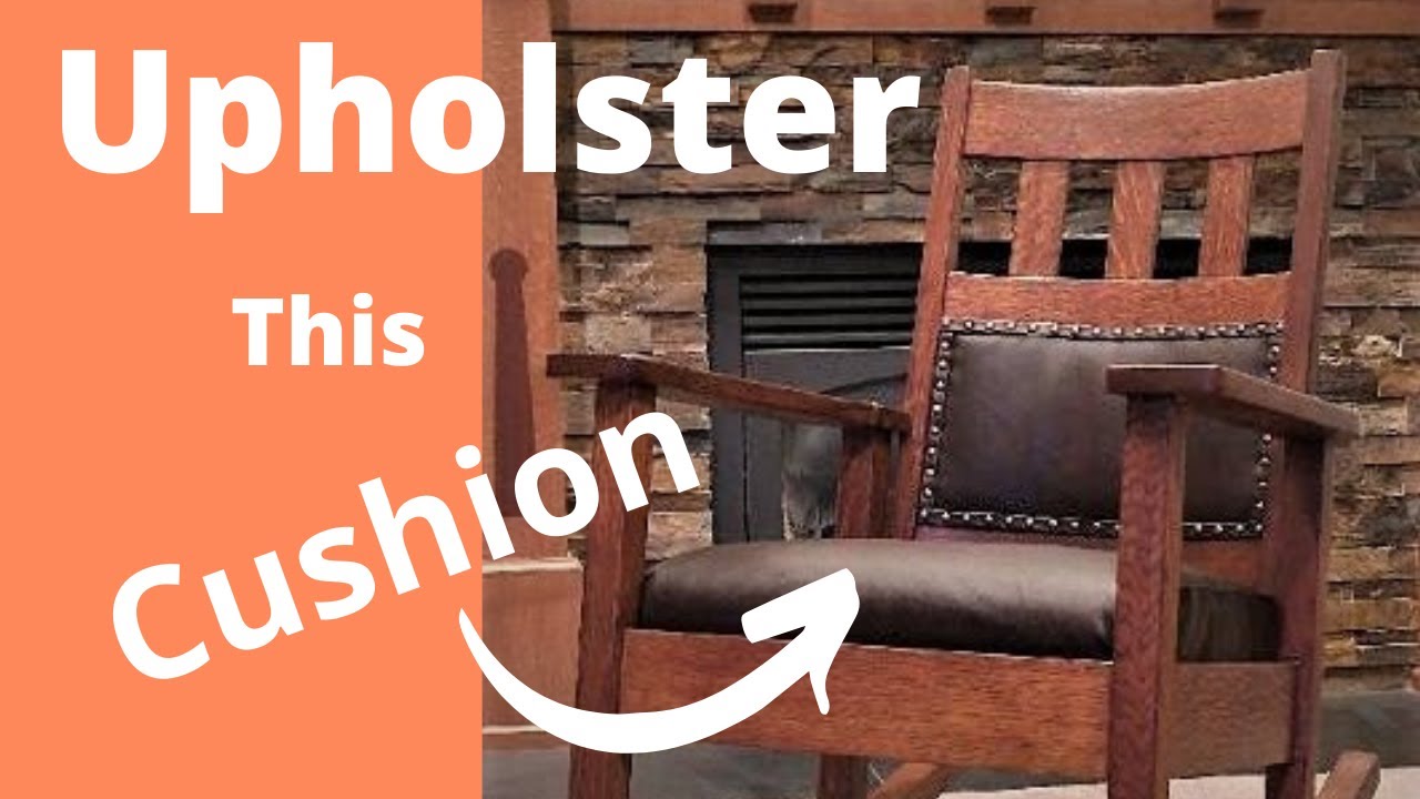 DIY Leather Chair Cushion