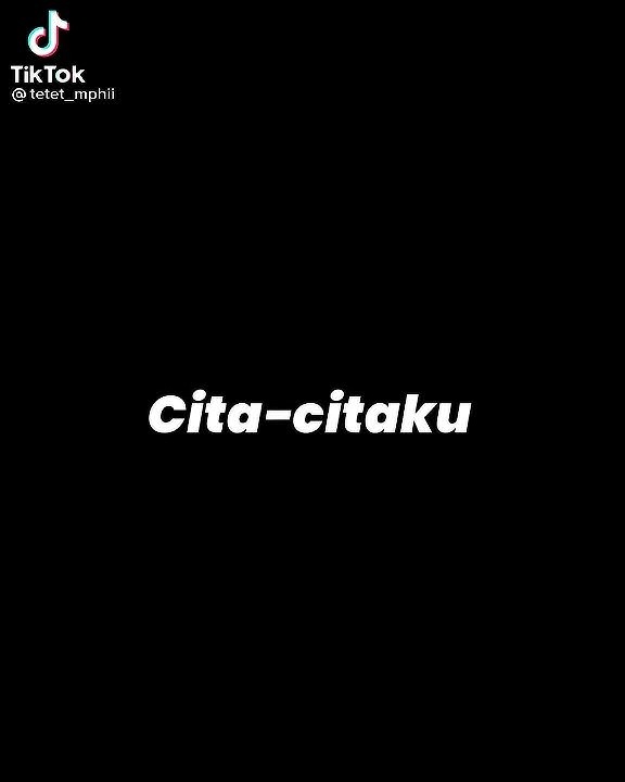 Cita cita gua koki / Story wa  :(
