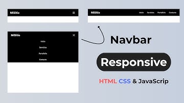 🔧 Crea un Navbar Responsive con Animaciones | HTML, CSS y JavaScript Paso a Paso