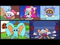 Kirby characters on a discord call