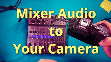 Mixer Audio to Camera