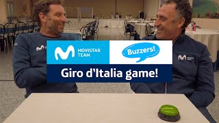 Max Sciandri vs. Chente García Acosta: ¡El Juego del Giro 2020! | Movistar Team Buzzers!