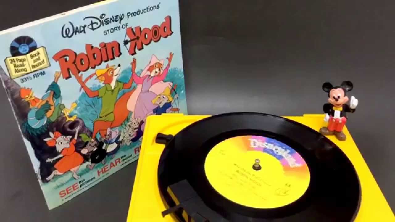 Walt Disney Book And Record ウォルトディズニー ブック 絵本 レコード Vintage ビンテージ Robin Hood ロビンフッド 365 Youtube