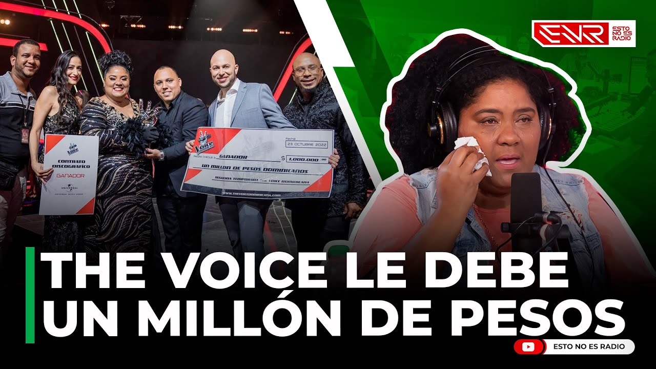 Ganadora The Voice rompe en llanto