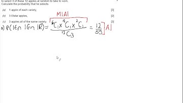WJEC S1 January 2014 Q2   Combinations Solution