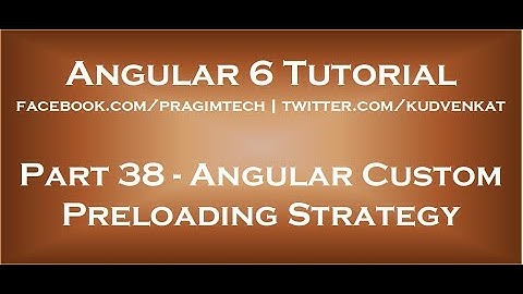 Angular custom preloading strategy