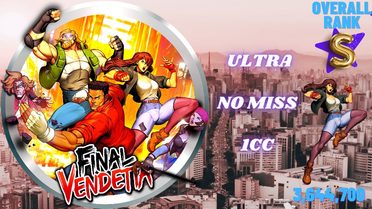 Final Vendetta - Ultra Difficulty 1CC/No Miss/S Rank with Claire Sparks