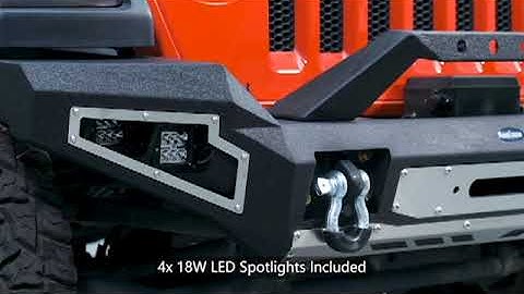 Jeep wrangler full width front bumper
