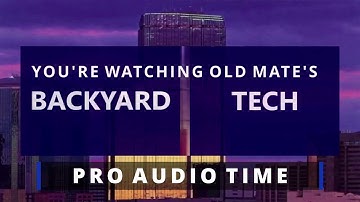 Pro Audio - Not something I Enjoy Doing - But It Has To Be Said