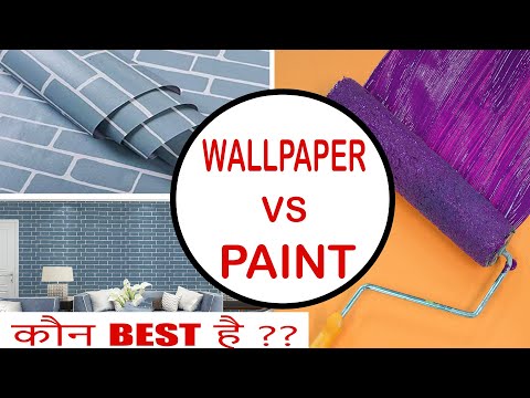 Wallpaper vs Paint | Which is Better? | Wall Painting or 3d Wallpaper
