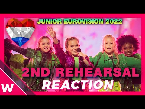 Netherlands second rehearsal: Luna "La Festa" @ Junior Eurovision 2022 (Reaction)